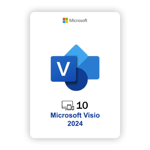 MS Visio Pro 2024 Lifetime 10 pcs