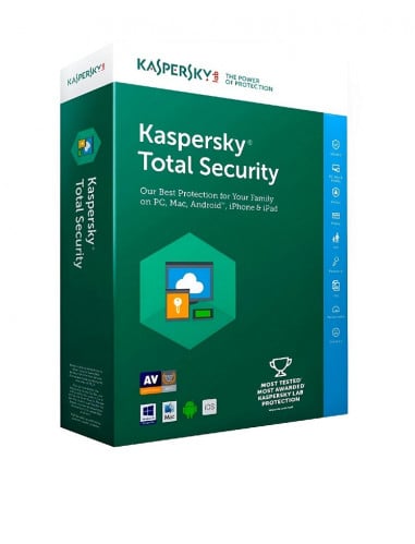 Kaspersky Total Security GLOBAL 1 to 1 Devices 1 Y...