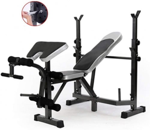 كرسي بنش تمارين متعدد الاستخدامات 4 في 1 مع مطور ل...