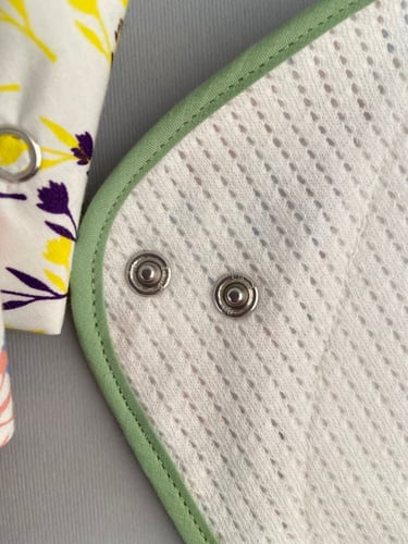 فوط صحية قماشية يومية قابلة للغسيل (مجموعة من 6 فو...