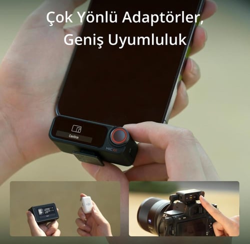 DJI Mic 2 (2 TX + 1 RX + Charging Case), All-in-on...