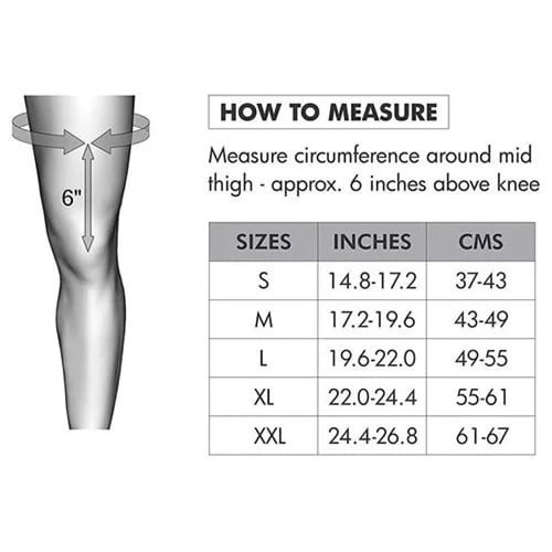 D06 مشد ركبة مع رباط تاينور
