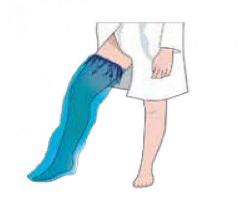 واقي الزهر والضمادة - كبير حامي للجبيرة الرجل السا...