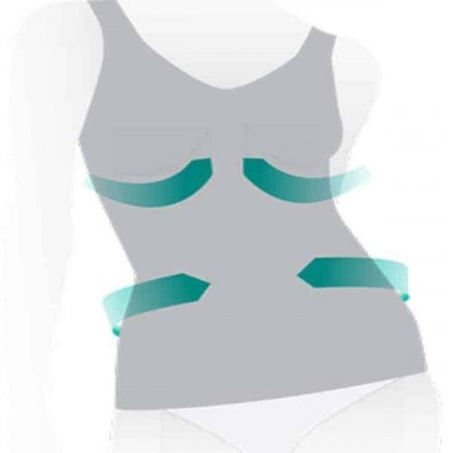 سترة نسائية مطاطية بالألياف الدقيقة