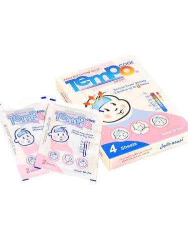 تيمبو كول خافض للحرارة للأطفال ( TEMPO COOL(4SHEET