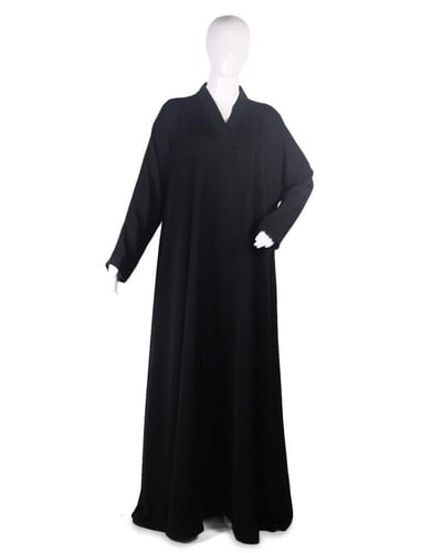 عباية كتف كلوش سحاب مع خمار