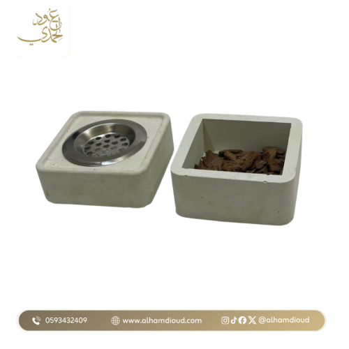 Concrete incense holder