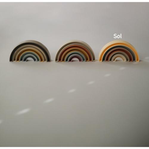 Rainbow stacking toy (Sol)