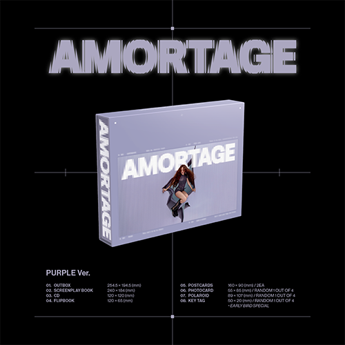 JISOO - AMORTAGE [Exclusive Edition - Purple Ver.]