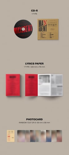 STRAY KIDS - MAXIDENT [Case Ver. - Random Cover]