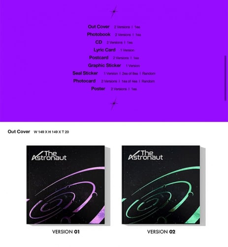 Jin (BTS) - Solo Single [The Astronaut] (Random Ve...