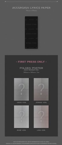 BLACKPINK - BORN PINK [Digipack Ver. - الاربع نسخ]