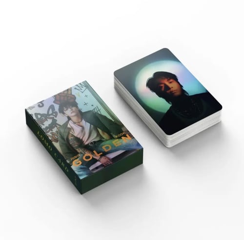 55 فوتوكارد jungkook Golden