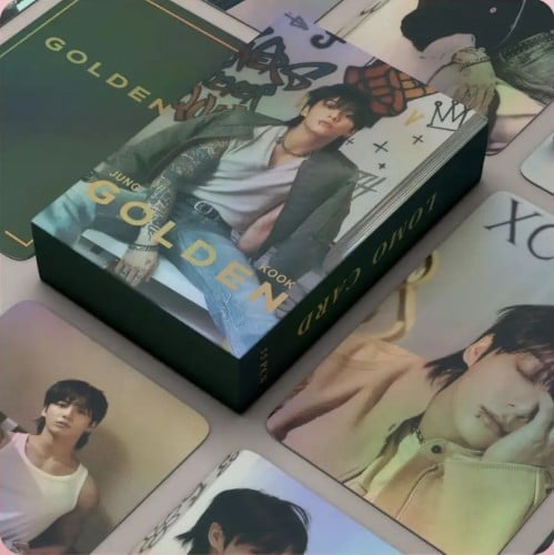 55 فوتوكارد jungkook Golden