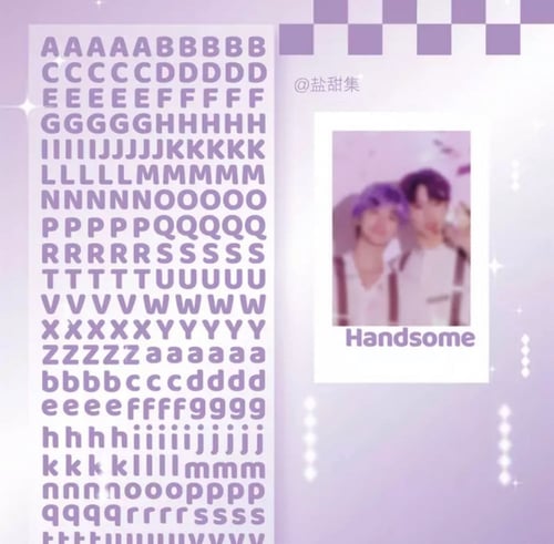 ستيكرز احرف