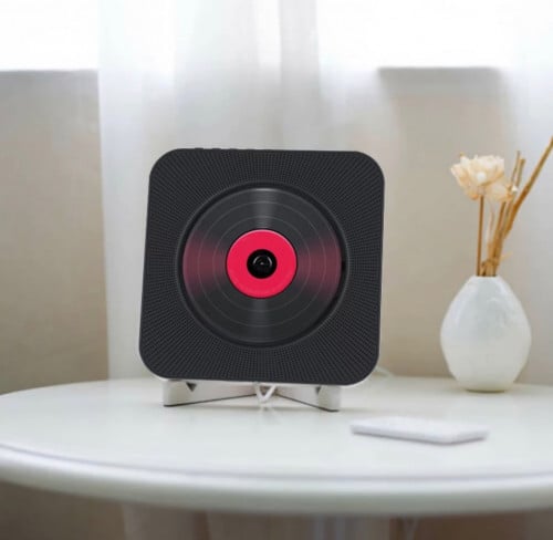 مشغل CD اسود