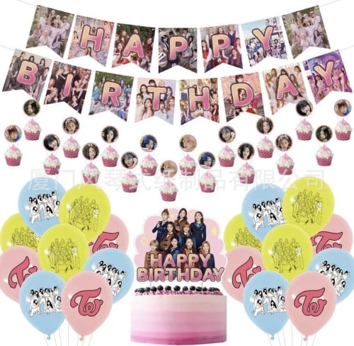 مجموعة زينة احتفالات TWICE