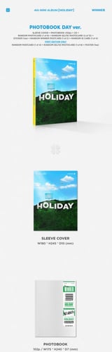 WINNER - HOLIDAY [PHOTOBOOK-Random]