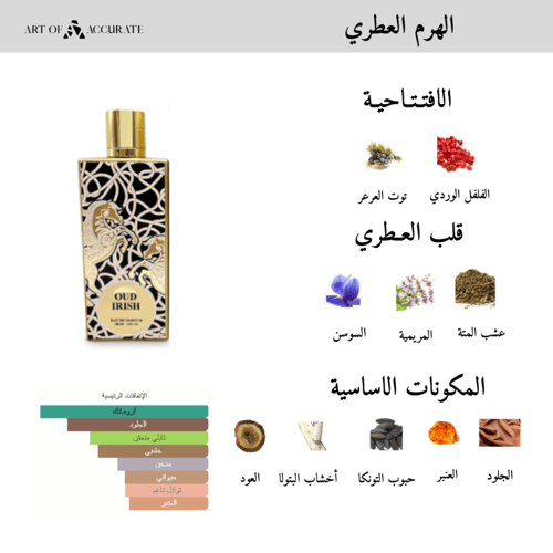 عطر عود ايريش- اودي بارفيوم - 100 مل