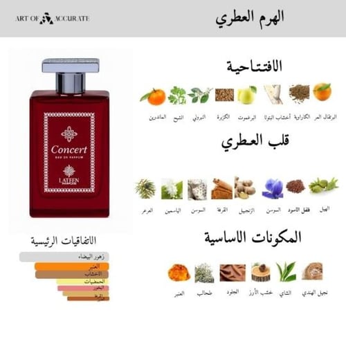 عطر كونسيرت - اودي بارفيوم - 100 مل