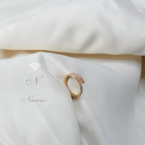 خاتم ماربل ذهبي مفتوح