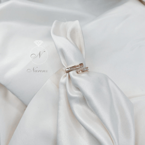 خاتم ماربل ذهبي مفتوح