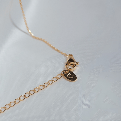 سلسال حجرمربع ناعم - ذهبي