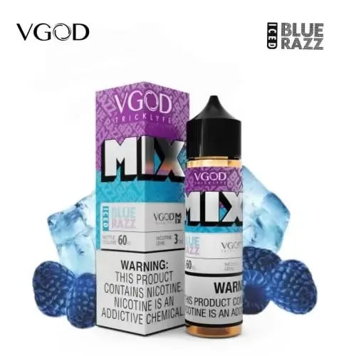 Flavor of VGOD Max Bluraz Ice Vape 60 ml MIX BLUE...