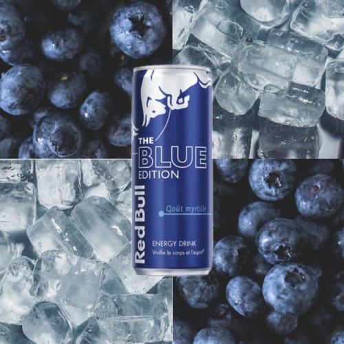مشروب ردبول بنكهة التوت الأزرق