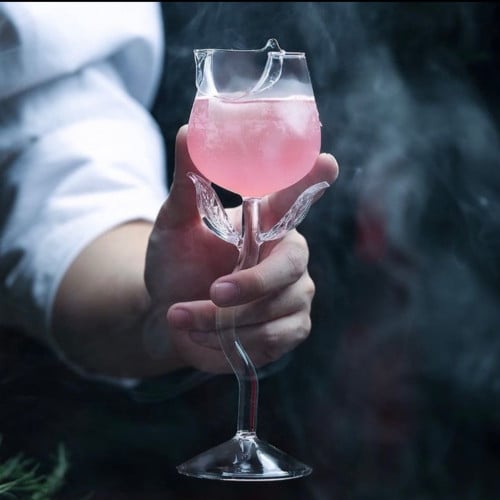 كأس نبيذ زجاجي بسعة 135 مل