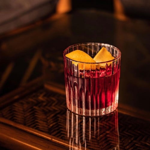 كأس زجاجي بتصميم مخطط بسعة 170 مل