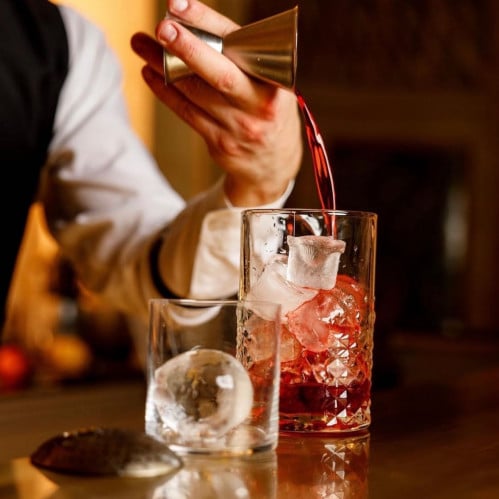 كأس زجاجي للخلط