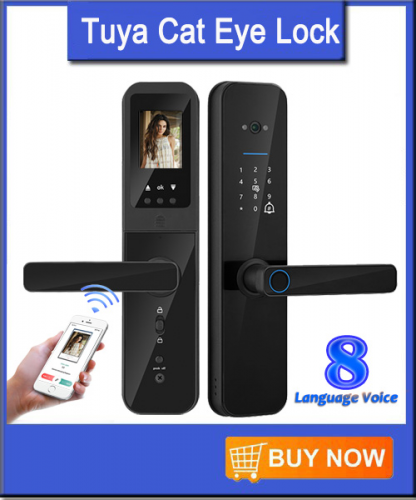قفل باب سمارت الالكتروني الذكي بكاميرا