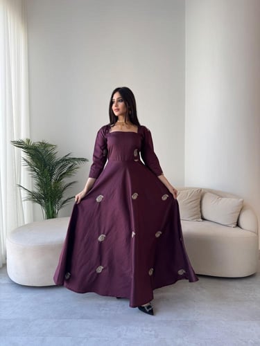 فستان العنابي