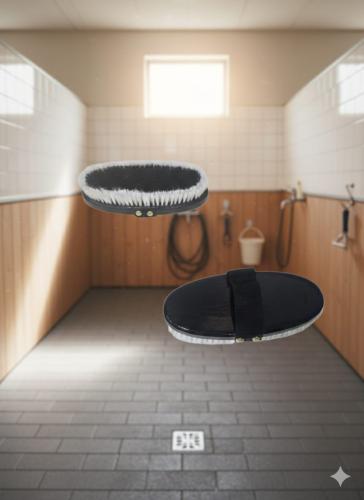 Horse washing brush