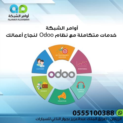 خدمات متكاملة مع نظام Odoo لنجاح أعمالك