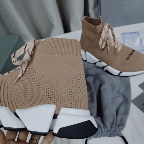 SPEED 2.0 LACE-UP RECYCLED KNIT TRAINERS