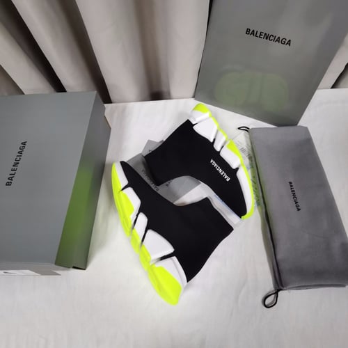 SPEED 2.0 LACE-UP RECYCLED KNIT TRAINERS