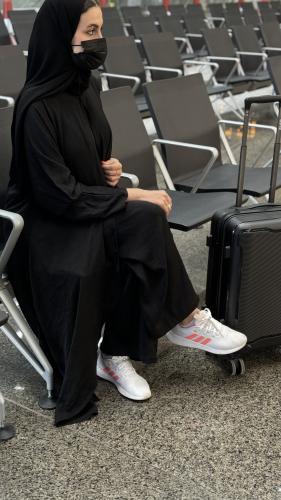 عباية سفر اسود S77