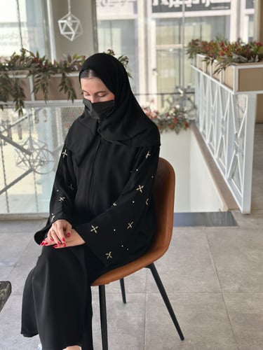 عبايه مجرة ( مستقيمه) W04