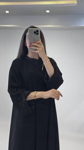 عباية نجلاء اسود N26
