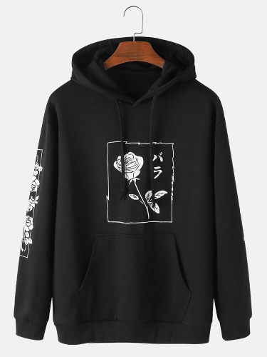 بلوفر مصمم بشعار الوردة