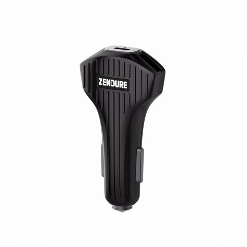 زندور شاحن سياره 36 واط اسود