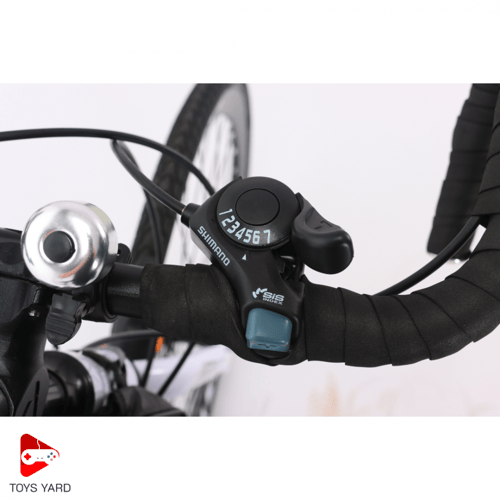 دراجة هوائية رياضية رود للطرق المستويه أبيض بأسود