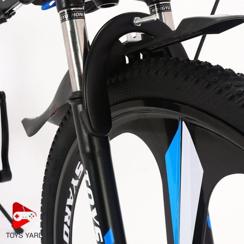 دراجة هوائية رياضية قابلة للطي أزرق بأسود