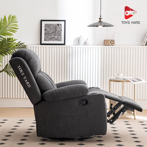 كرسي راحة مخمل ب خاصية المساج على شكل اهتزاز لون ر...