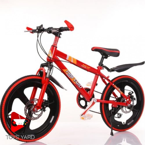 دراجة هجين للصغار مقاس 18-20 لون أحمر