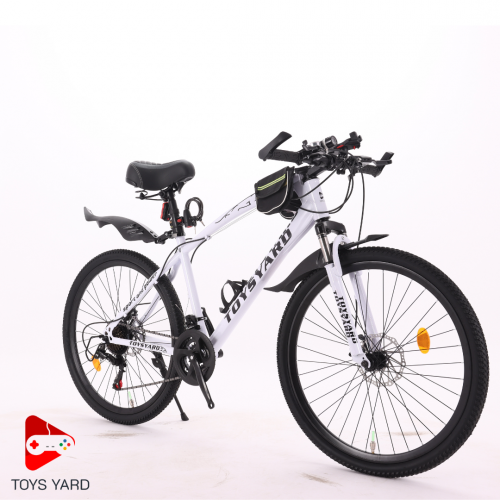 سيكل رياضي هجين جاكور المطورة لون أبيض