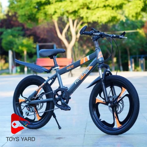 سيكل اطفال هجين للصغار مقاس 18-20 لون رمادي