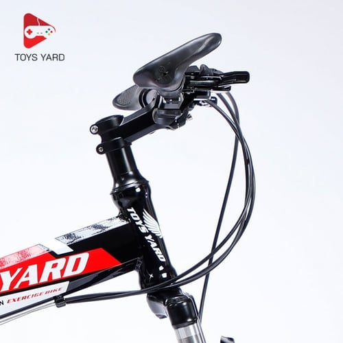 دراجة هوائية رياضية قابلة للطي أحمر بأسود